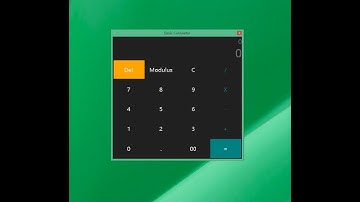Basic Calculator App (Animated and Transparent) Using C# GUI in visual studio