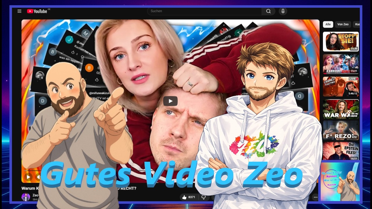 ein Nobody reagiert auf Zeo Warum KUCHENTV nun heftigen HATE kassiert! ZU RECHT🤔