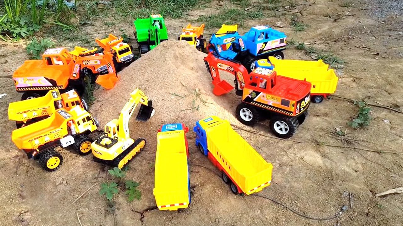 Kids Truck Toys And Crene Crane truck for children Kids truck video