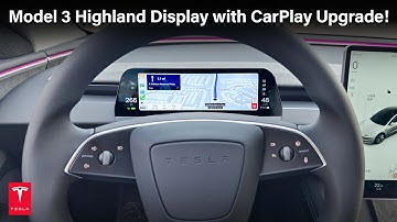 New 2024 Tesla Model 3 Highland Display with Apple CarPlay Upgrade! #tesla