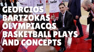 Georgios Bartzokas Olympiacos Basketball Plays and Concepts