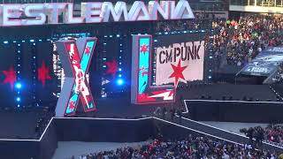 CM Punk WrestleMania 40 guest commentator entrance @ Lincoln Financial Field, Philadelphia 4.7.24.