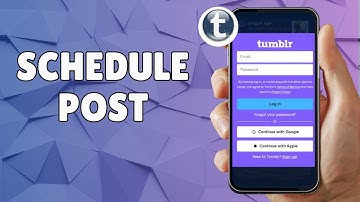 HOW TO SCHEDULE A POST ON TUMBLR MOBILE