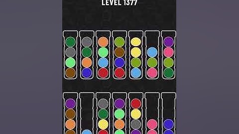 【Ball Sort Puzzle】Level.1377