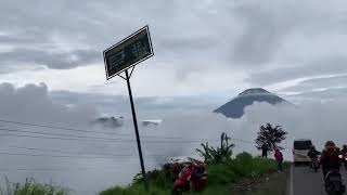 Status wa Panorama bagus di jalan mahameru