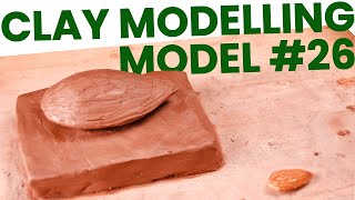 How to Make a Clay Model of an Almond Nut