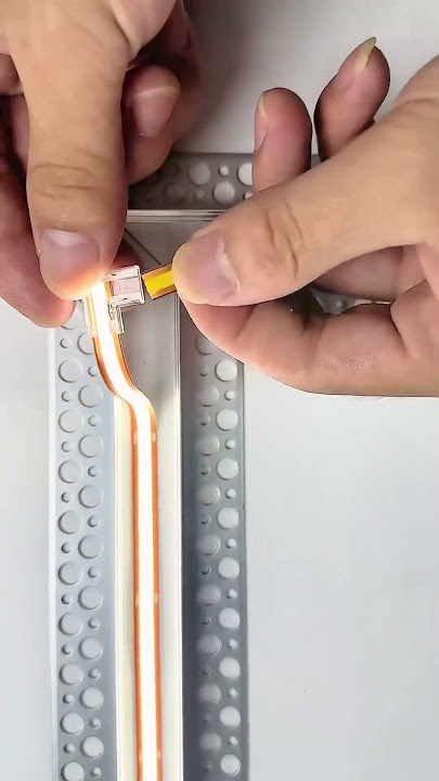 Cut Free Light Strip   L-Angle Connectors Suitable for profile lighting #LED  #striplights  #Cob