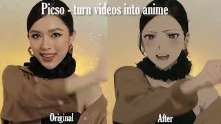 Create Anime from Videos with PicSo App Advert screenshot 2
