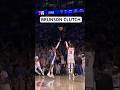 BRUNSON CIERRA la MITAD con BOMBAZO CLUTCH 💥⚡