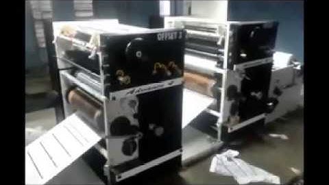 Variable Web offset printing machine l Paper roll to roll,sheet,z-fold offset printing machine