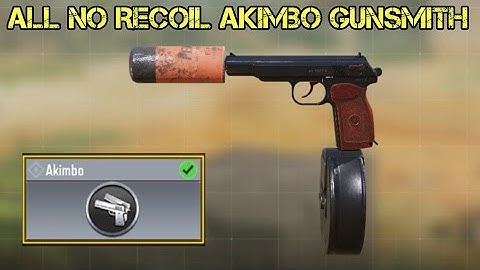 All Akimbo Weapons No Recoil Gunsmith Loadout in COD Mobile | Call of Duty Mobile