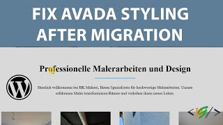 How to Fix Avada Website Styling After Migration in WordPress | Font & Icon not Loading Properly