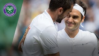 Roger Federer v Marin Cilic highlights  Wimbledon 2017 final