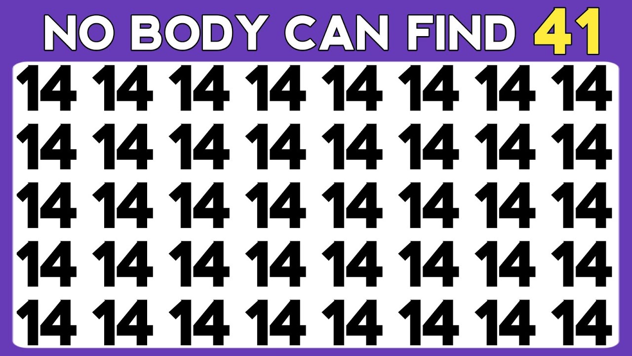 Find the Odd One Out | Number And Letter Puzzle Edition | Observation ...