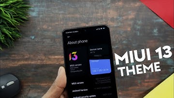 MIUI 13 Theme For Miui 12.5/Miui 12 | Miui 13 System Ui,Control Centre For Redmi & Poco Device