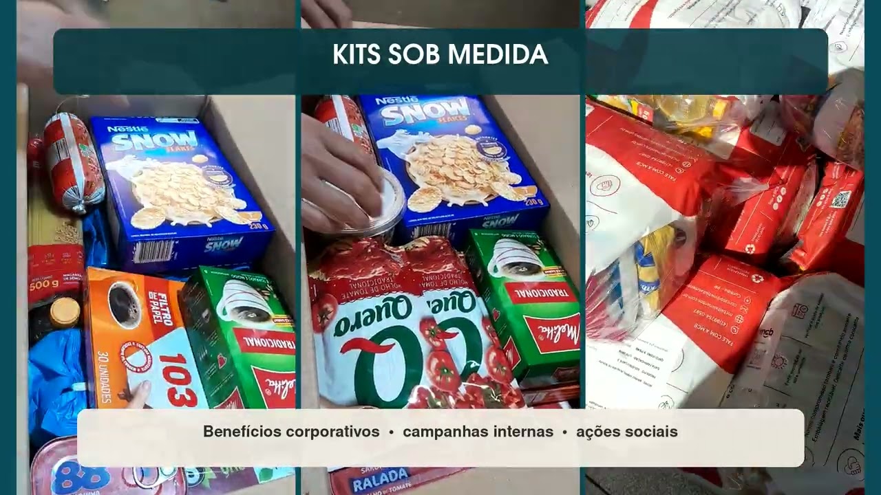MCB Kit Alimentos | Kits Alimentares para Empresas e Ações Sociais