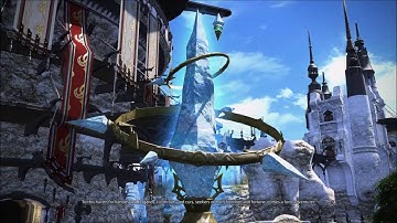 Final Fantasy XIV A Realm Reborn 1.0 legacy character intro Limsa Lominsa 60fps