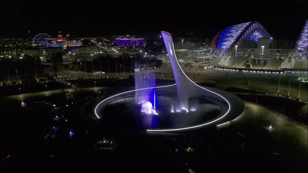 Олимпийский парк видео. Олимпийский парк Сочи 2022. Сочи Адлер Олимпийский парк. Фишт Олимпийский парк. Олимпийский парк Сочи стадион Фишт.