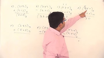 14. Direct Addition Subtraction in bases other than 10