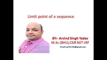 Limit point of a sequence( sequences part3)