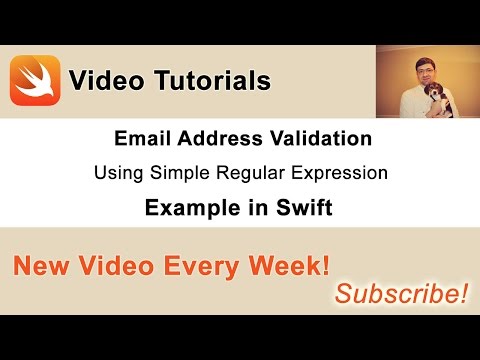 Email Address Validation with Simple Regular Expression in Swift