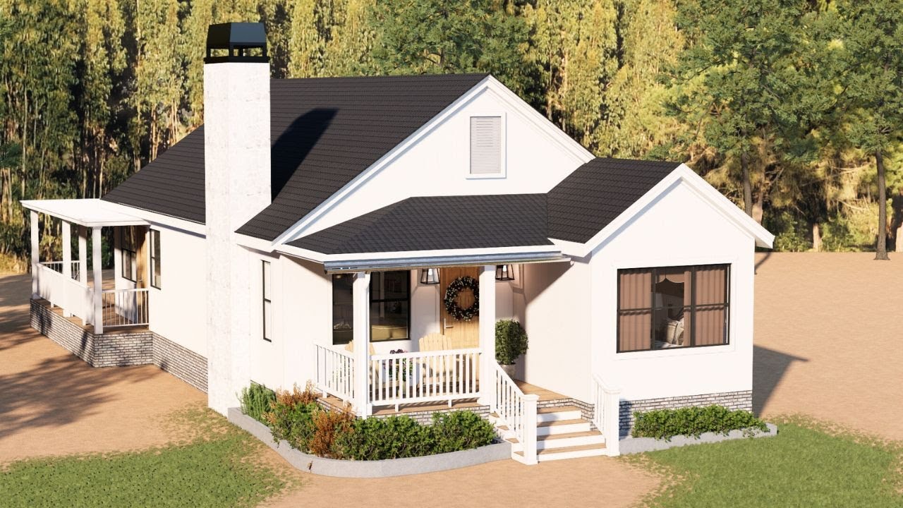 The Most Beautiful Cottage House Design With 3 Bedrooms
