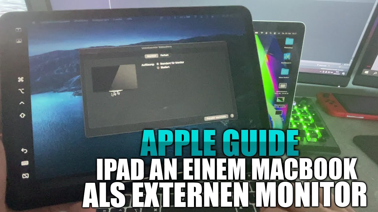 Macbook Zuklappen Externer Monitor Geht Aus Apple iPad als Externen Monitor am MacBook benutzen | So geht's