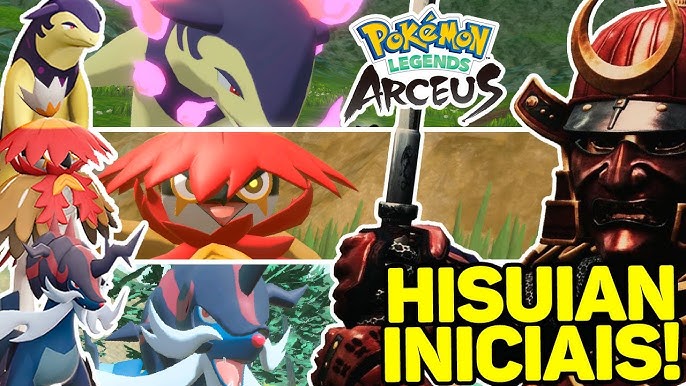 Qual inicial devo escolher em Pokémon Legends: Arceus? - Dot