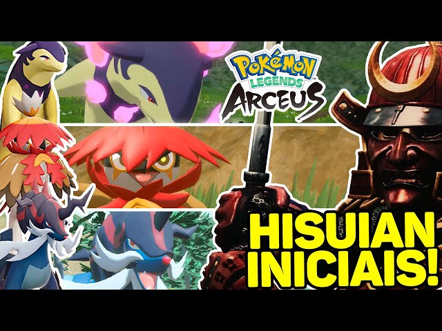 Pokémon Legends: as melhores evoluções iniciais de Arceus