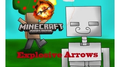 Minecraft Pocket Edition Explosive Arrows Mod Review