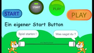 Scratch: Ein eigener Startbutton - Nachrichten senden und empfangen