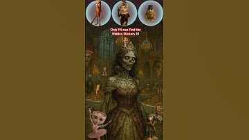 Only 1% can Find the Hidden Stickers 👀  #oddoneout #challenge #quiz