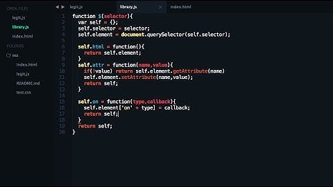 How to build your own JavaScript library!