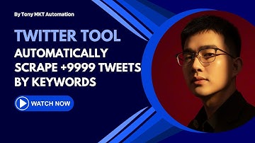 Auto Scrape 9,999+ Tweets by Keywords | Scan & Extract Twitter Articles Automatically