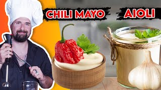 Chili Rezept | Chili Mayo scharf (vegan) & Aioli - Schnell und Einfach