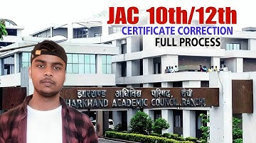 Jac class 10 and 12 Certificate correction full process | Prithvi Vlogs