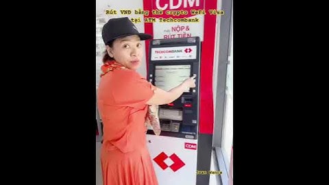Rút VNĐ tại cây ATM của Techcombank bằng thẻ crypto WeFi Visa #wefi #crypto #mmo #visa #cryptoatms