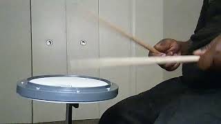 practicing on my drumpad