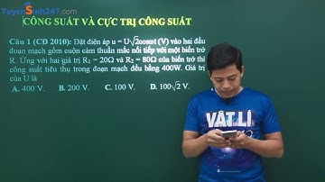 Công suất, cực trị công suất (Nâng cao) - Thầy Phạm Quốc Toản