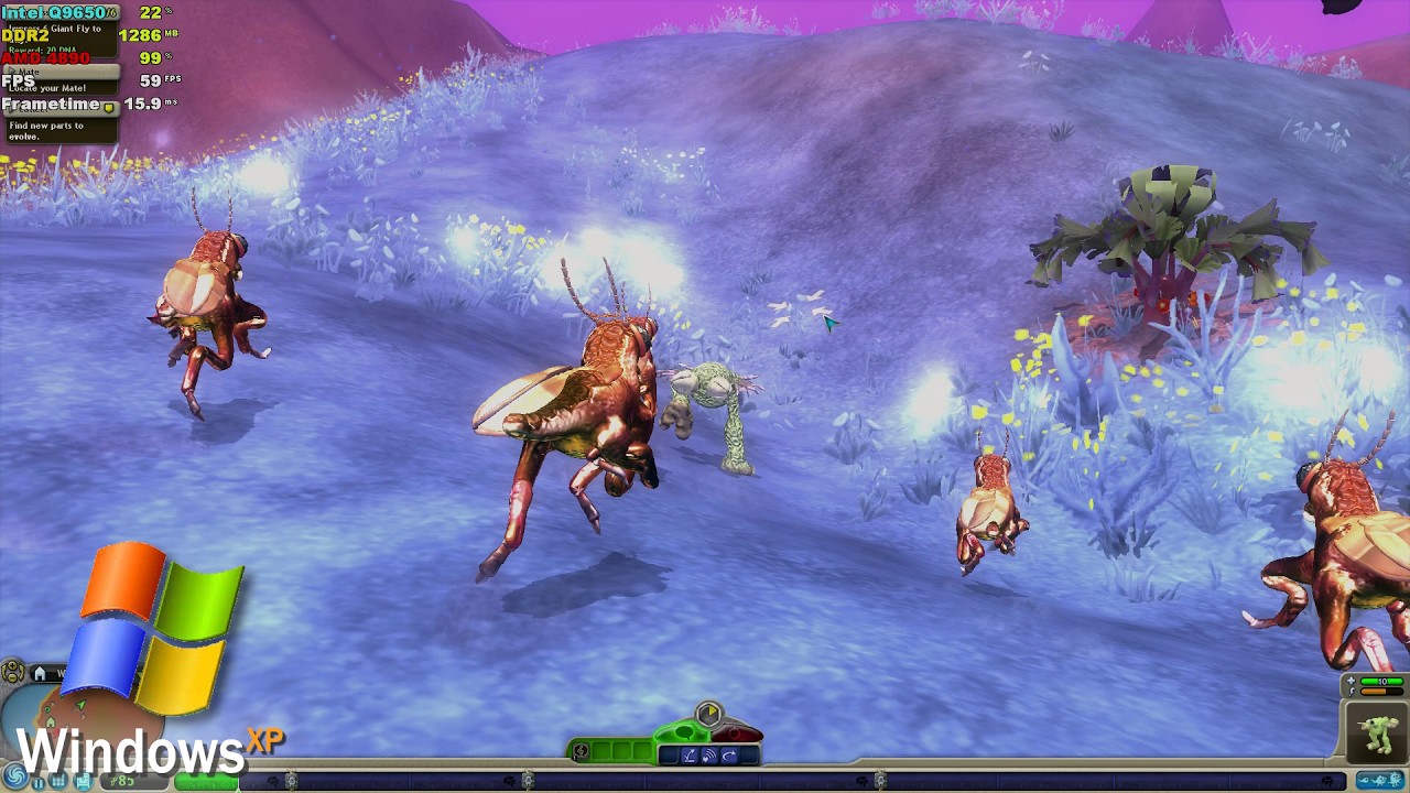 Spore on Windows XP in 2026