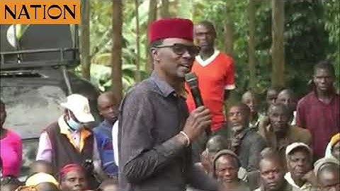 MP Didmus Barasa mocks contractor he assaulted at a school in Kimilili