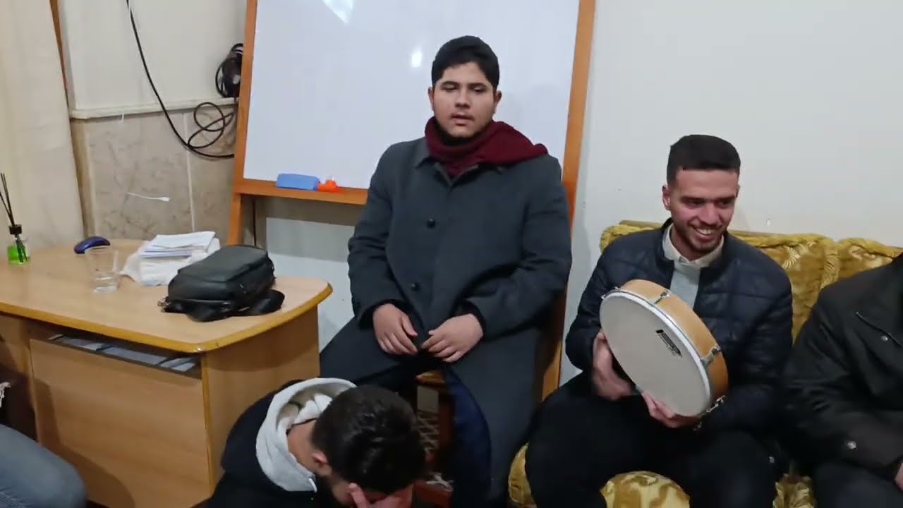 جلسة وداع أساتذة الدورة للشيخ أبو عمر زيدان قبل سفره لتأدية العمرة