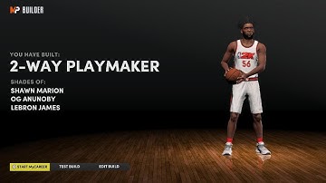 MAKING A 2-WAY PLAYMAKER | NBA 2K22 NEXT GEN BUILDS