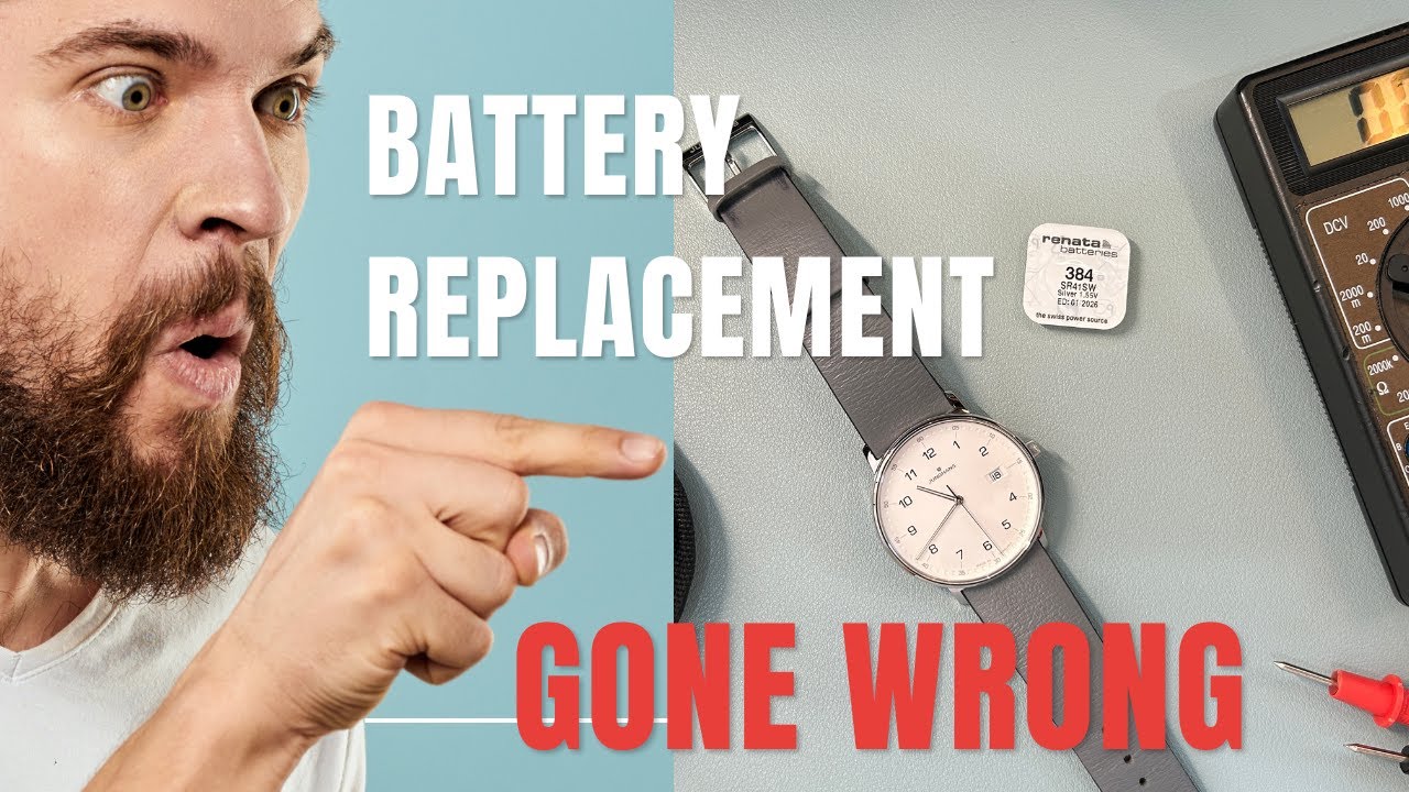Battery Replacement DIY Gone Wrong! | Junghans Form Quarz | Living 
