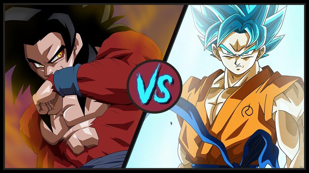 Quem é mais forte Goku Super Saiyajin 4 ou Goku Super Saiyajin Blue?