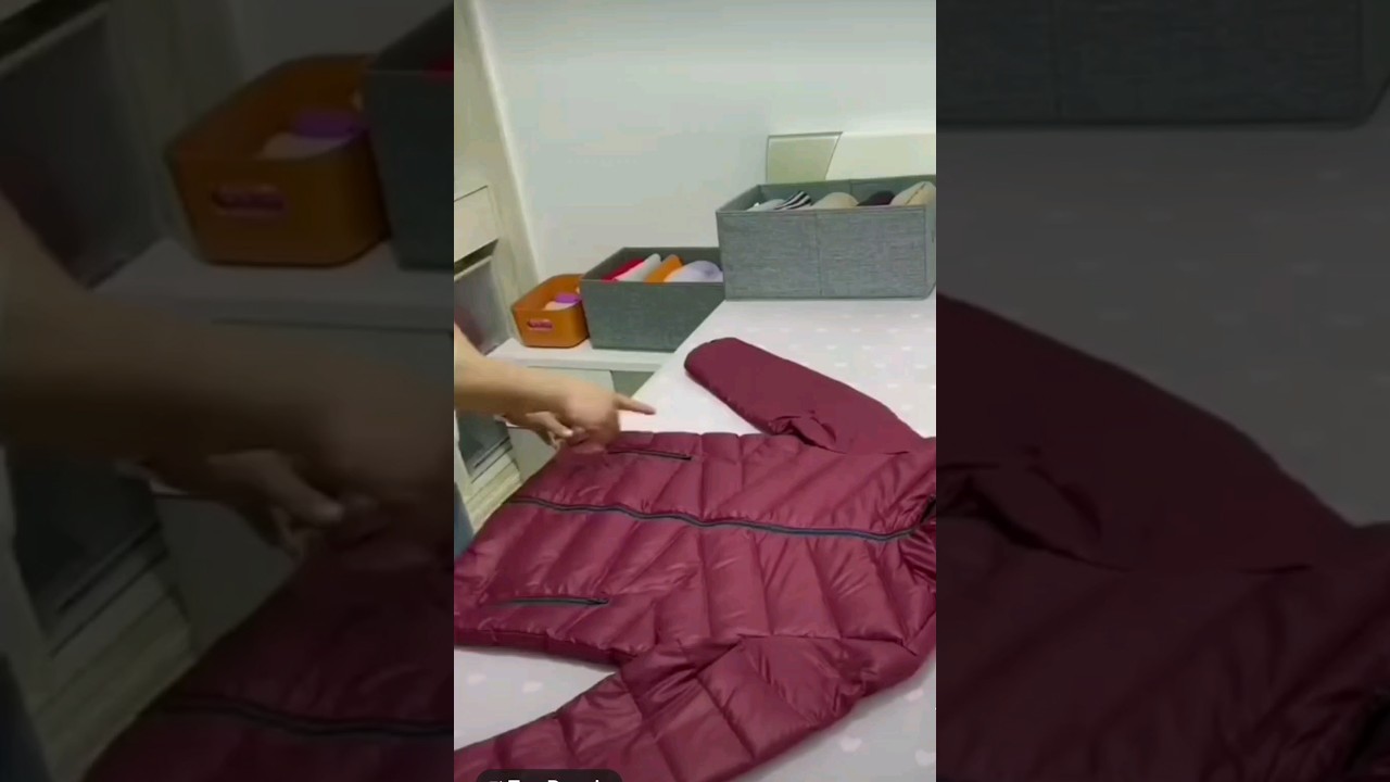 How To Fold A Puffer Jacket??? - YouTube