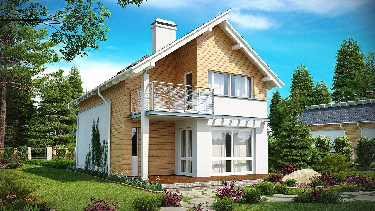 Проекты небольших загородных домов в современном стиле - YouTube