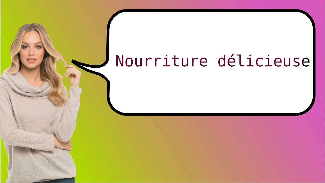How To Say Yummy Food In French YouTube