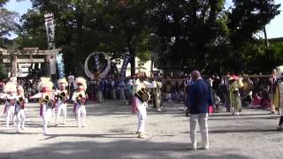 矢上神社新築落成奉祝 馬場本浮立 20131027 145140