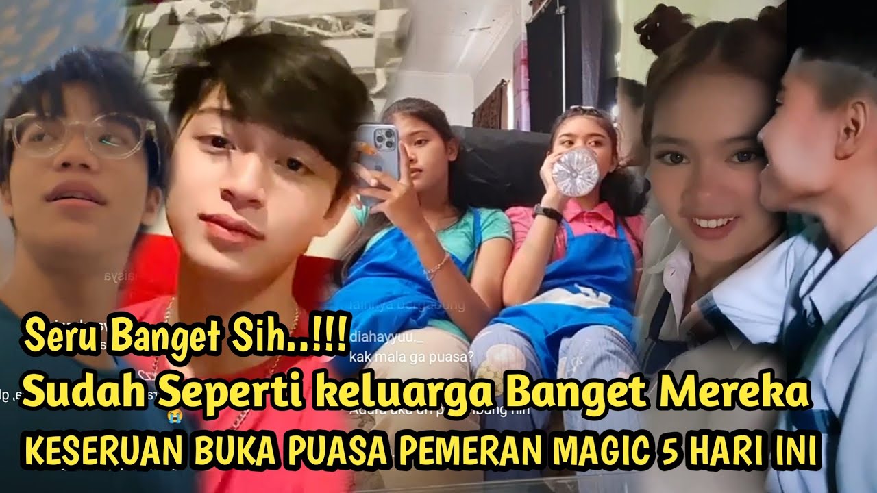 Buka Puasa Para Pemeran Magic 5 Hari Ini 01 April di Lokasi Syuting Magic 5